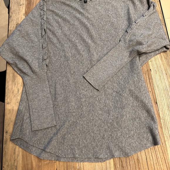 Cardigan manche chauve-souris gris charcoal - Picture 6 of 10